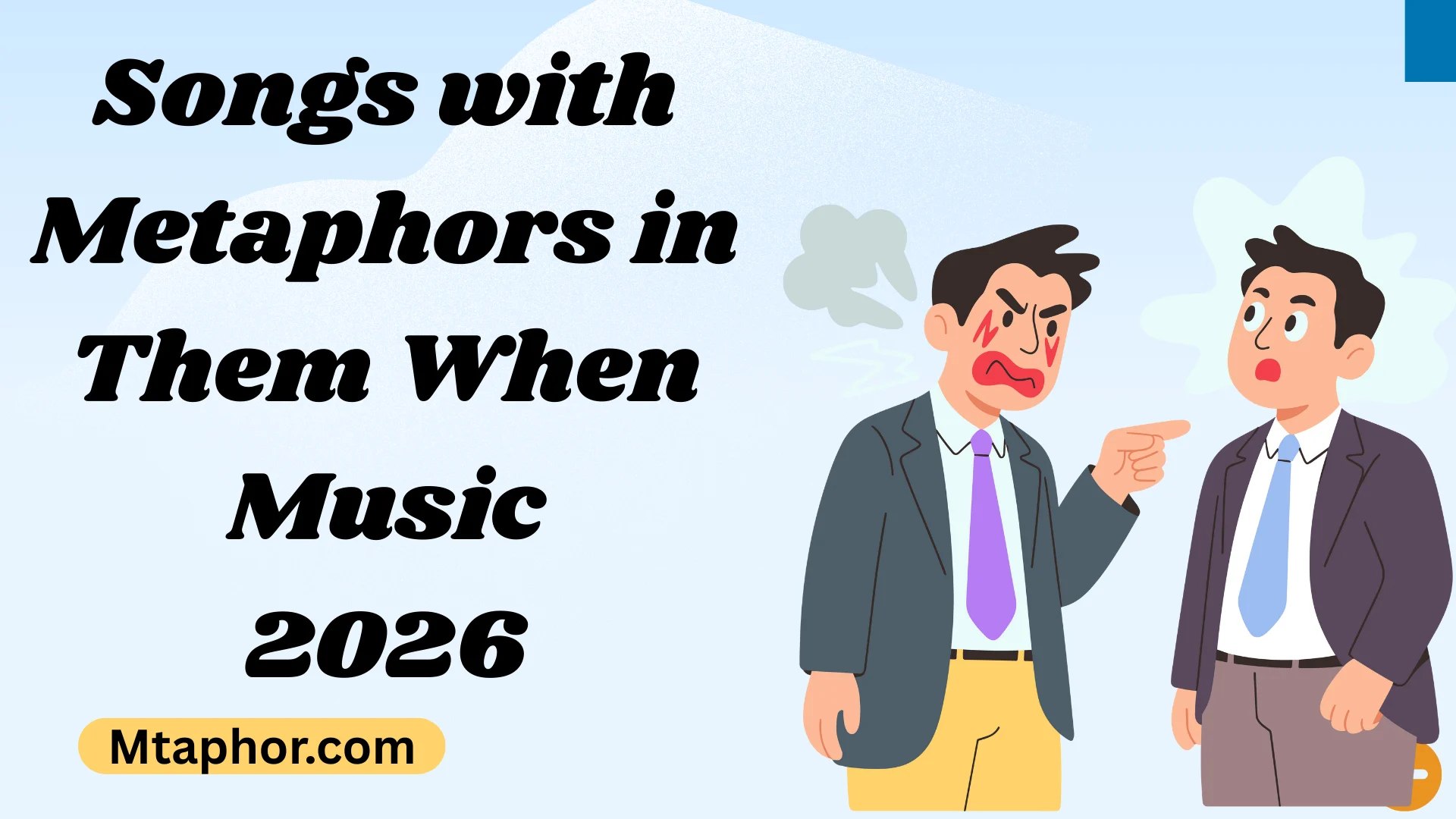 Songs with Metaphors in Them When Music