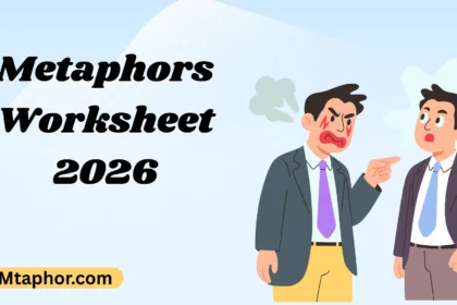 Metaphors Worksheet