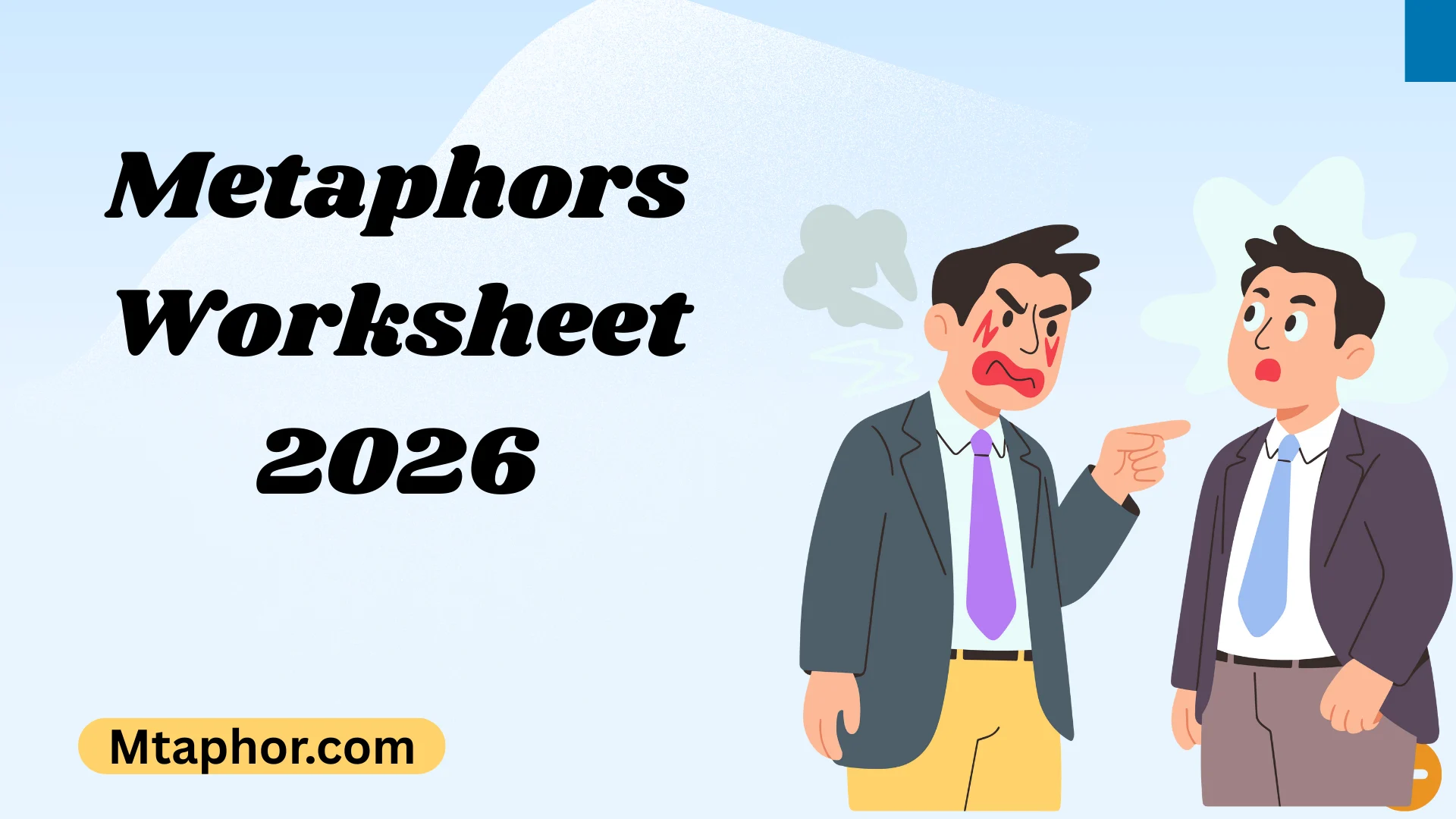 Metaphors Worksheet