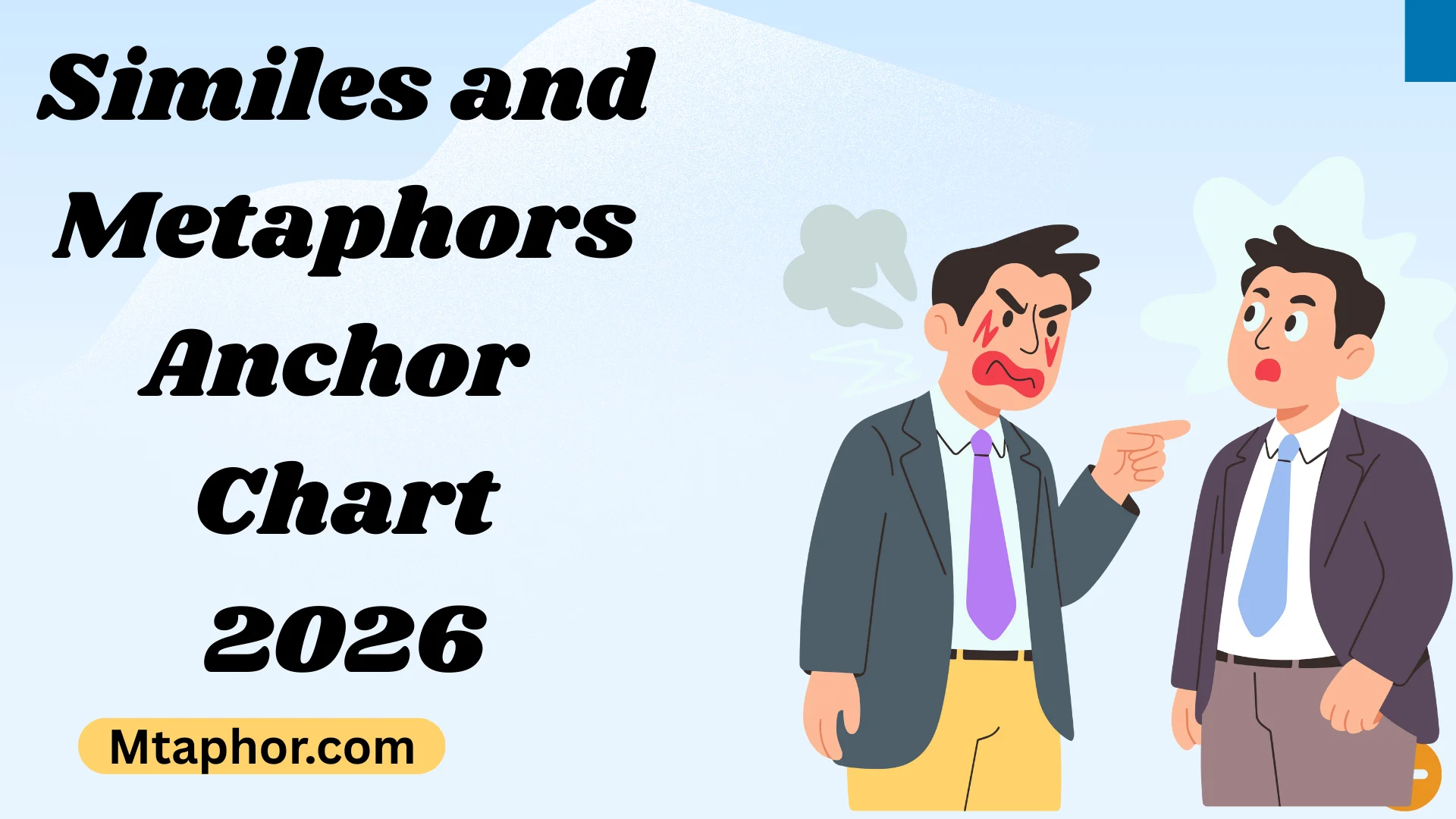 Similes and Metaphors Anchor Chart