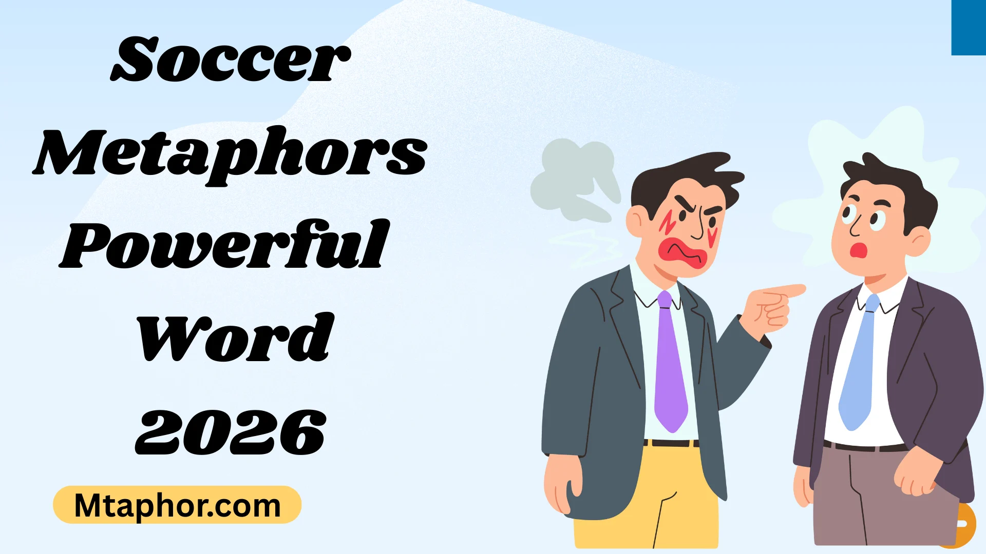 Soccer Metaphors Powerful Word