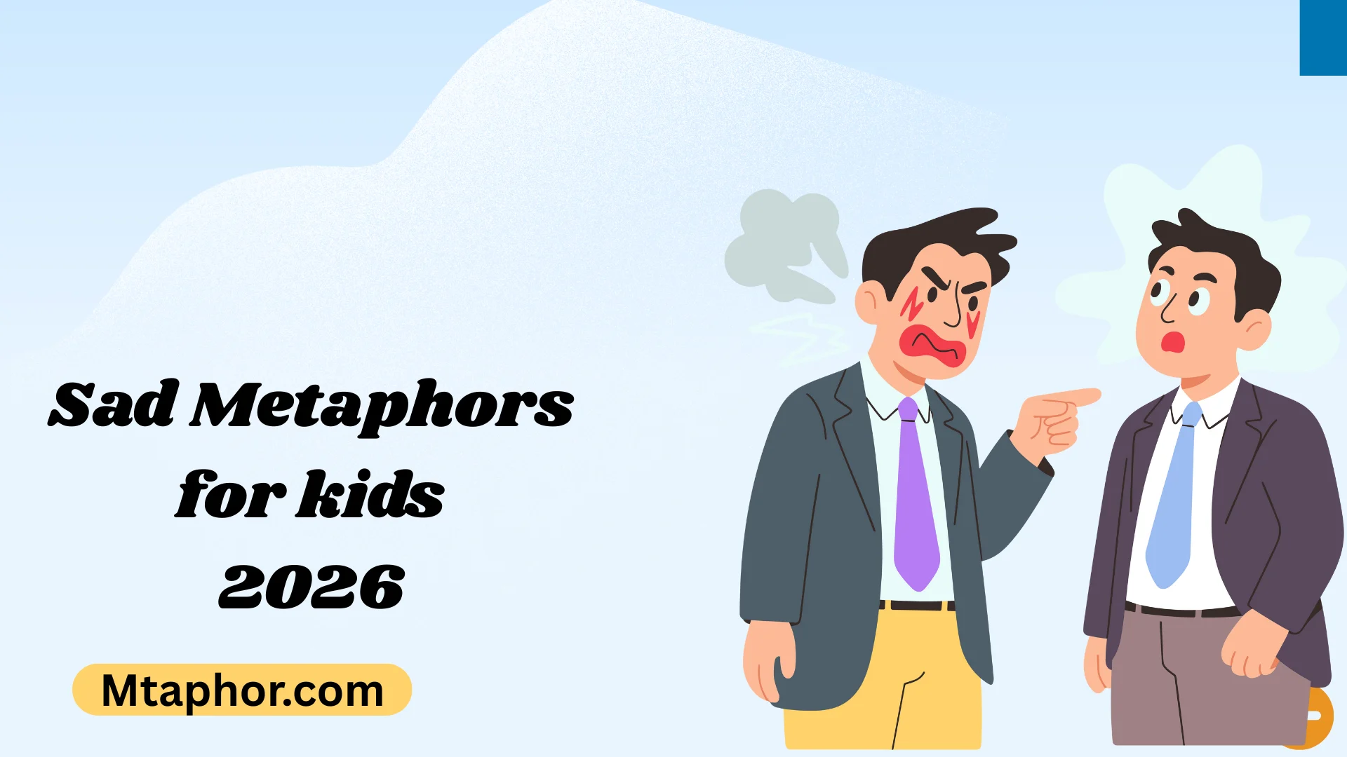 Sad Metaphors for Kids
