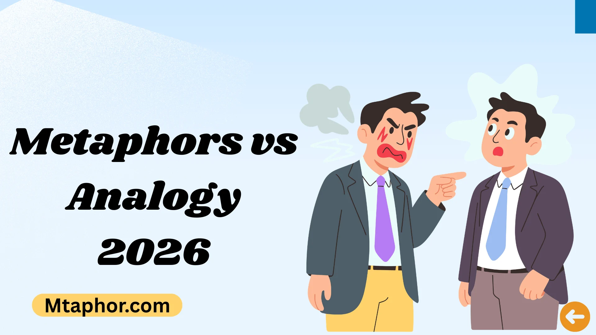 Metaphors vs Analogy