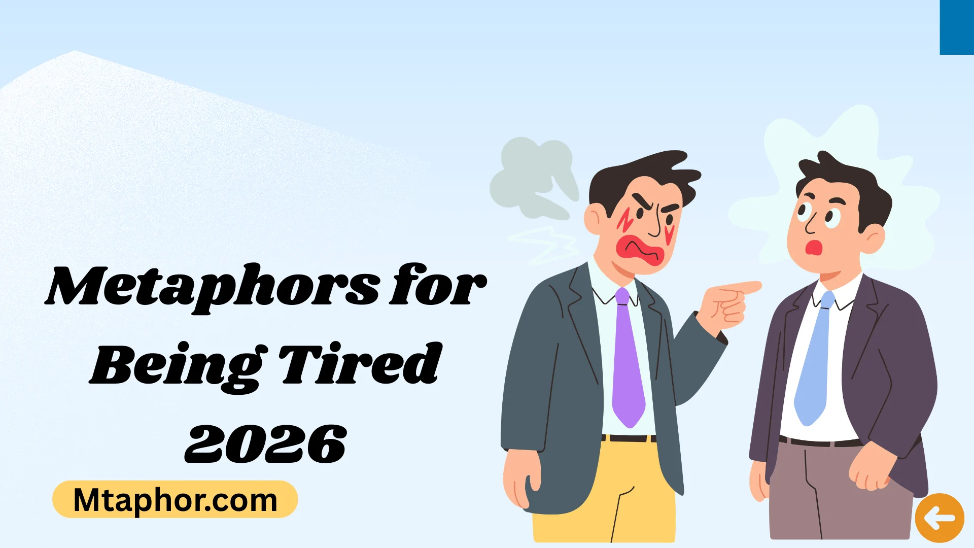 Metaphors for Being Tired