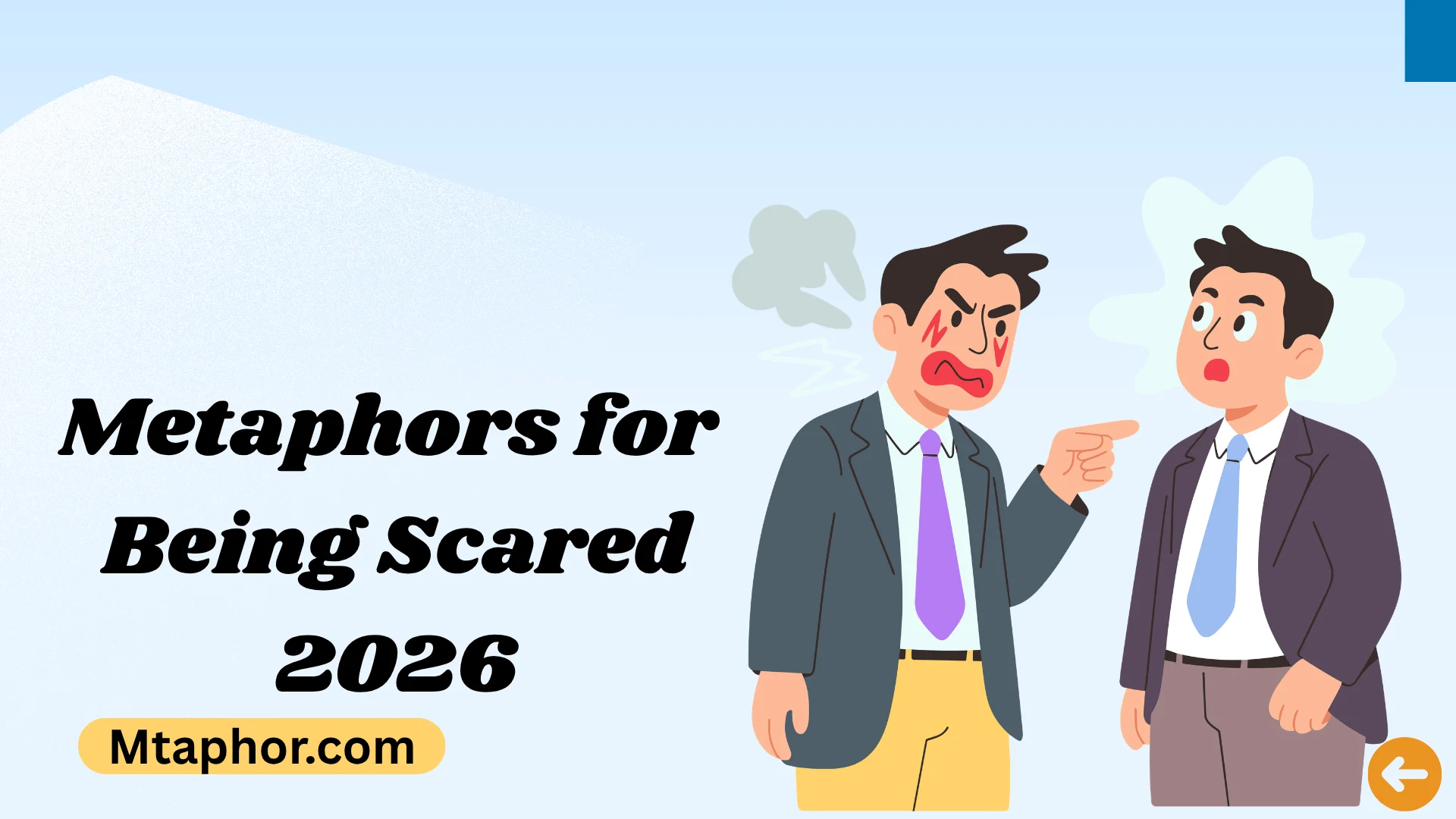 Metaphors for Being Scared