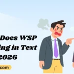 What Does WSP Meaning in Text