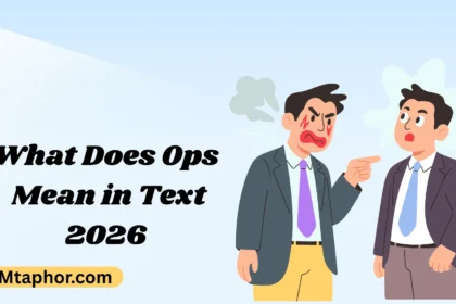 What Does Ops Mean in Text
