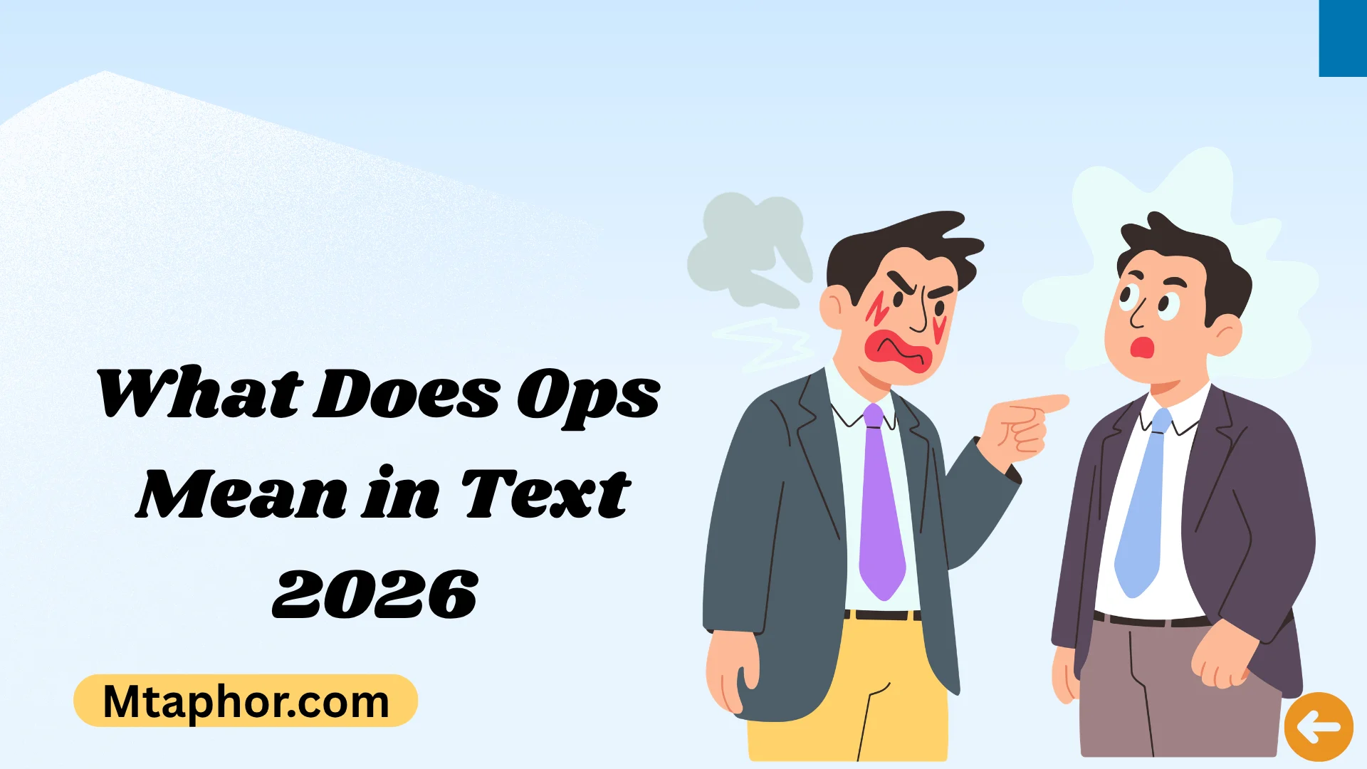 What Does Ops Mean in Text
