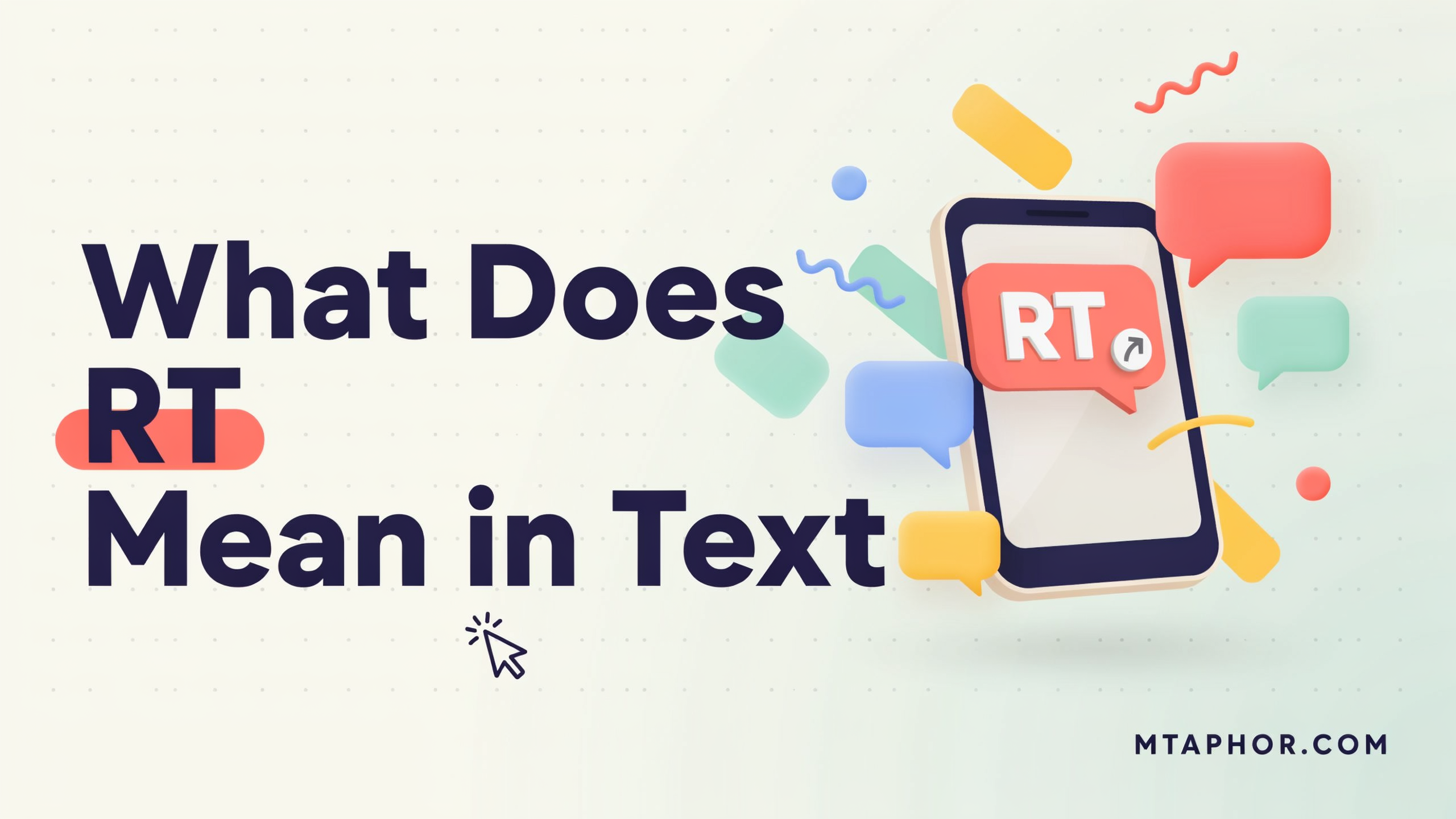 What Does RT Mean in Text