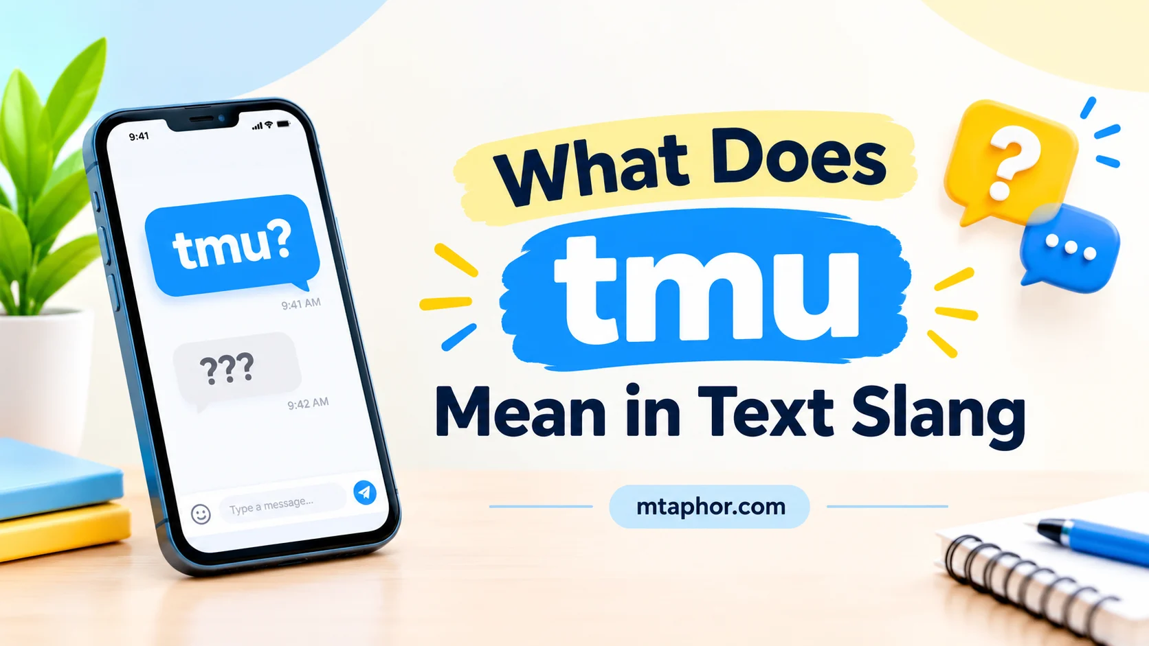 What Does tmu Mean in Text Slang