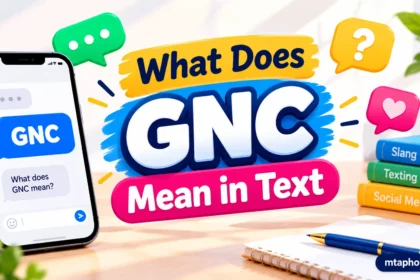 What Does GNC Mean in Text
