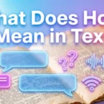 What Does Horu Mean in Text