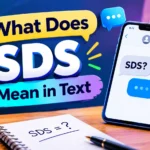 What Does SDS Mean in Text