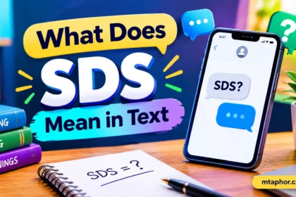 What Does SDS Mean in Text