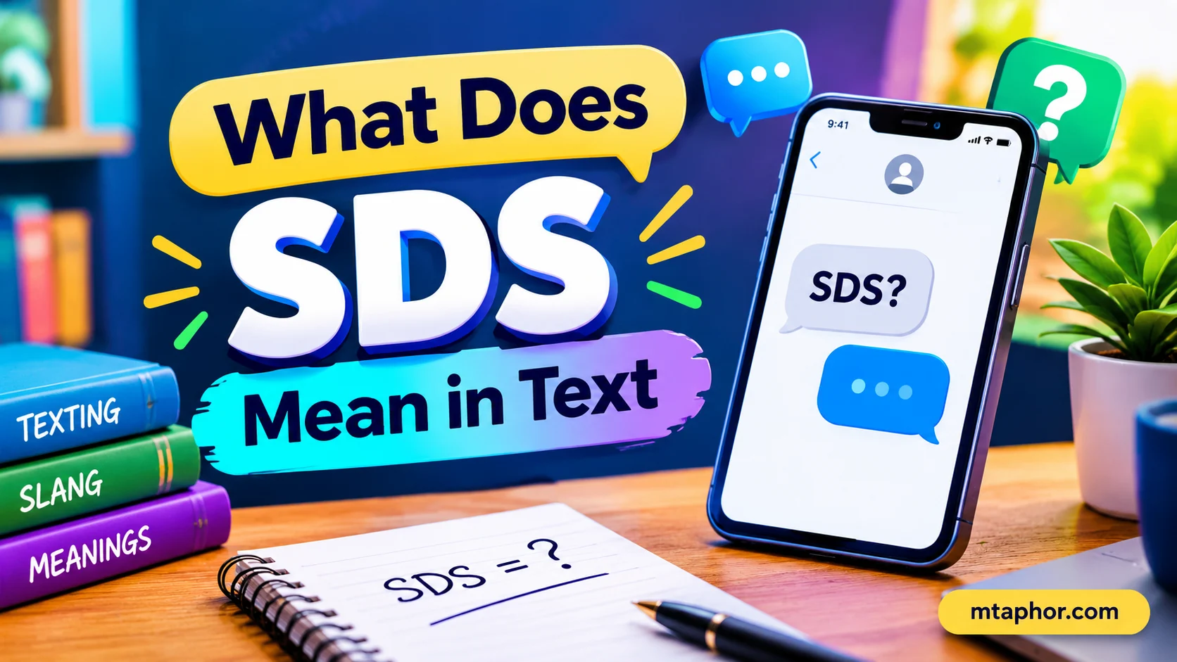 What Does SDS Mean in Text
