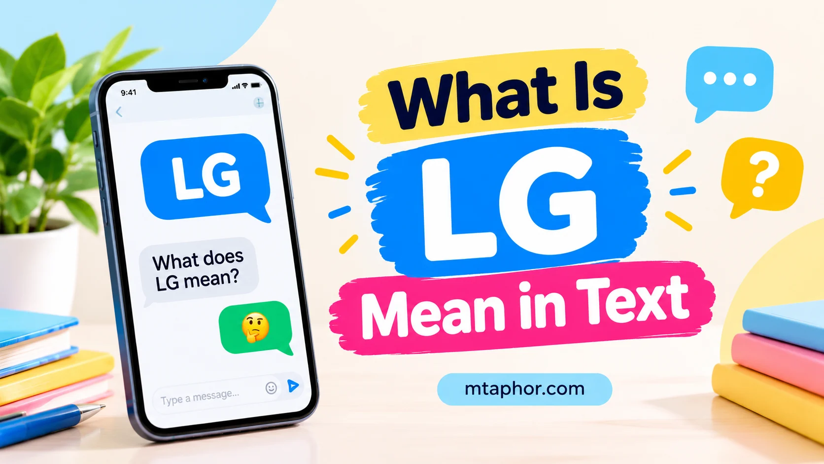 What Is LG Mean in Text
