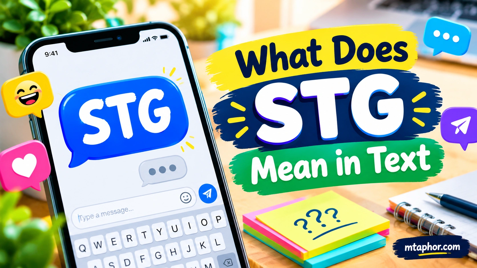 What Does STG Mean in Text
