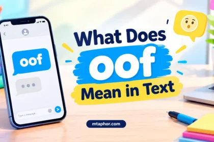 What Does oof mean in text