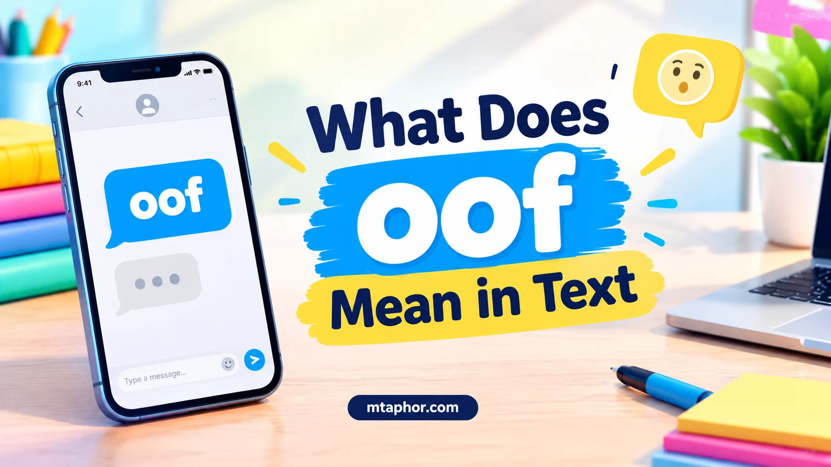 What Does oof mean in text