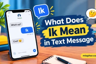 What Does Ik Mean in Text Message