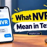What NVR Mean in Text