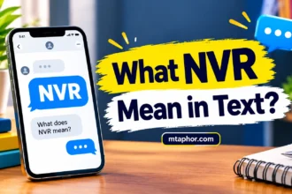 What NVR Mean in Text